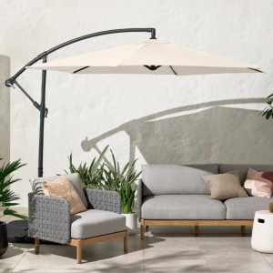 3m Ivory Standard Cantilever Parasol